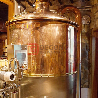 5BBL Медная миниатюрная пивоварня Craft Beer Brewing Plant Оборудование для продажи