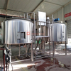 1000 литров 10HL Коммерчески использованная пивоваренная установка из нержавеющей стали 304 Комбинированная пивоварня с 3 емкостями для пивоварни / ресторана