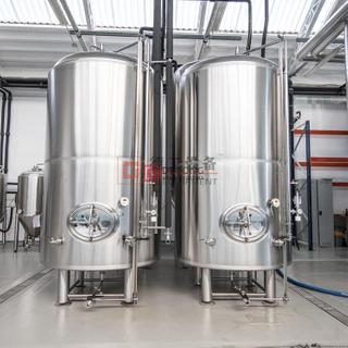 Пивоварня на 1000 л Установленное оборудование для ремесленной пивоварни Изолированный вертикальный резервуар для яркого пива из нержавеющей стали Горизонтальный резервуар для резки